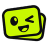 gifs.so mascot, a lime animation frame winking
